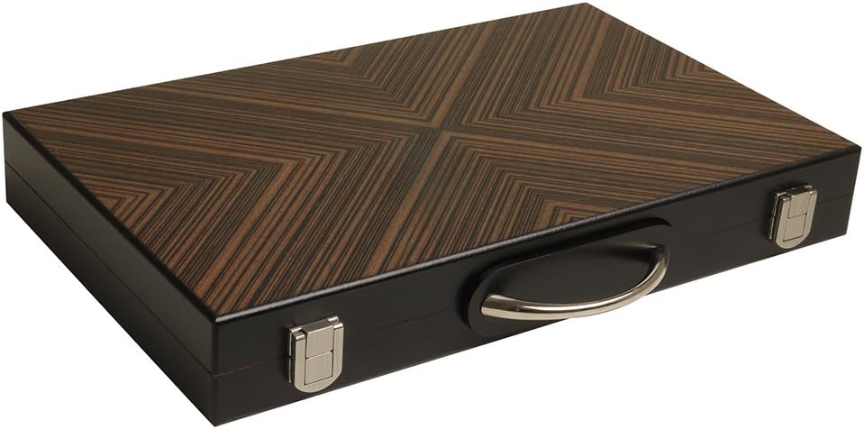 Orion Craft 15-inch Retro Wood Backgammon Set - 2 Players, Ages 8+