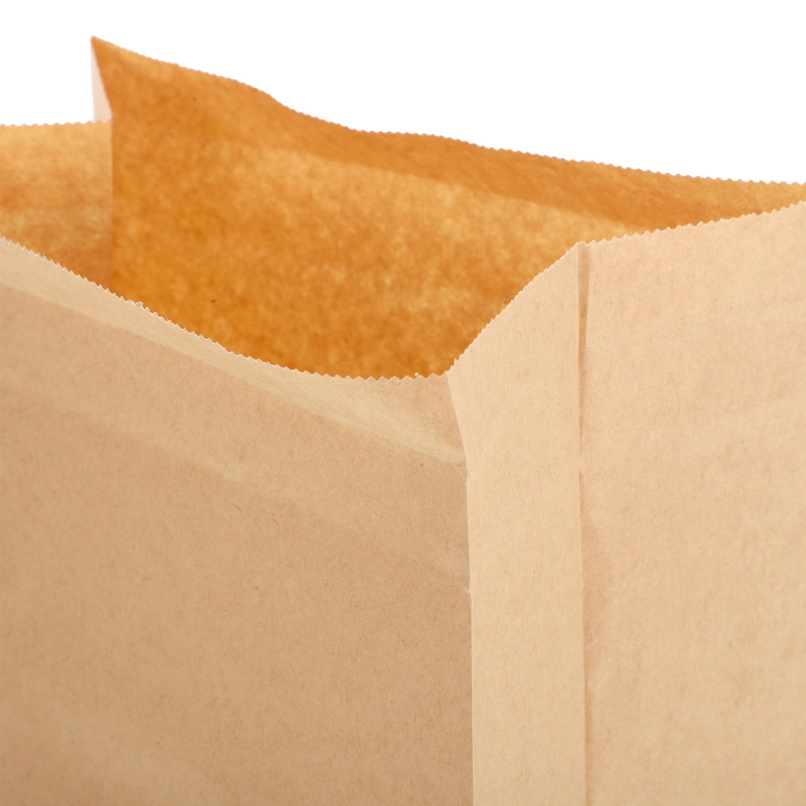 Baluue 50 Sacchetti da Forno Marroni in Carta Kraft 32X18X11 CM Sacchetti per Imballaggio Pane e Snack e Hot Dog per Feste Picnic e Asporto