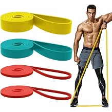 ROSAPOAR Pull Up Resistance Bands Assist Exercise Workout Band Set for Fitness Strength Weightlifting and Powerlifting- Stretch Mobility Assistance Bands at Home Gym/Crossfit Training