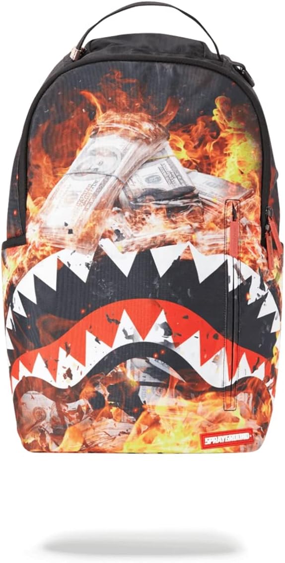 SPRAYGROUND BACKPACK FIRE MONEY SHARK