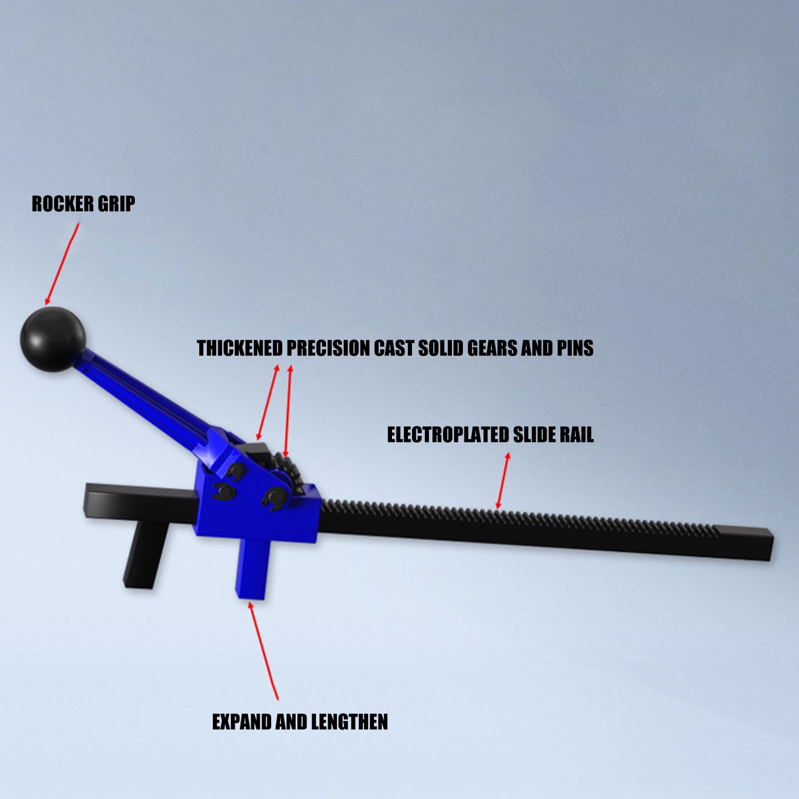 Einfach zu verwendendes Reifenreparaturwerkzeug und Expander für Motorräder, Fahrräder, einfaches Design, schnelle Befestigung auf der Straße, ideal für Notfälle, ergonomischer, tragbares