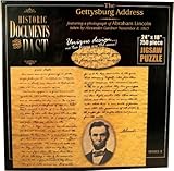 American Documents The Gettysburg Address Jigsaw Puzzle (750-Piece)