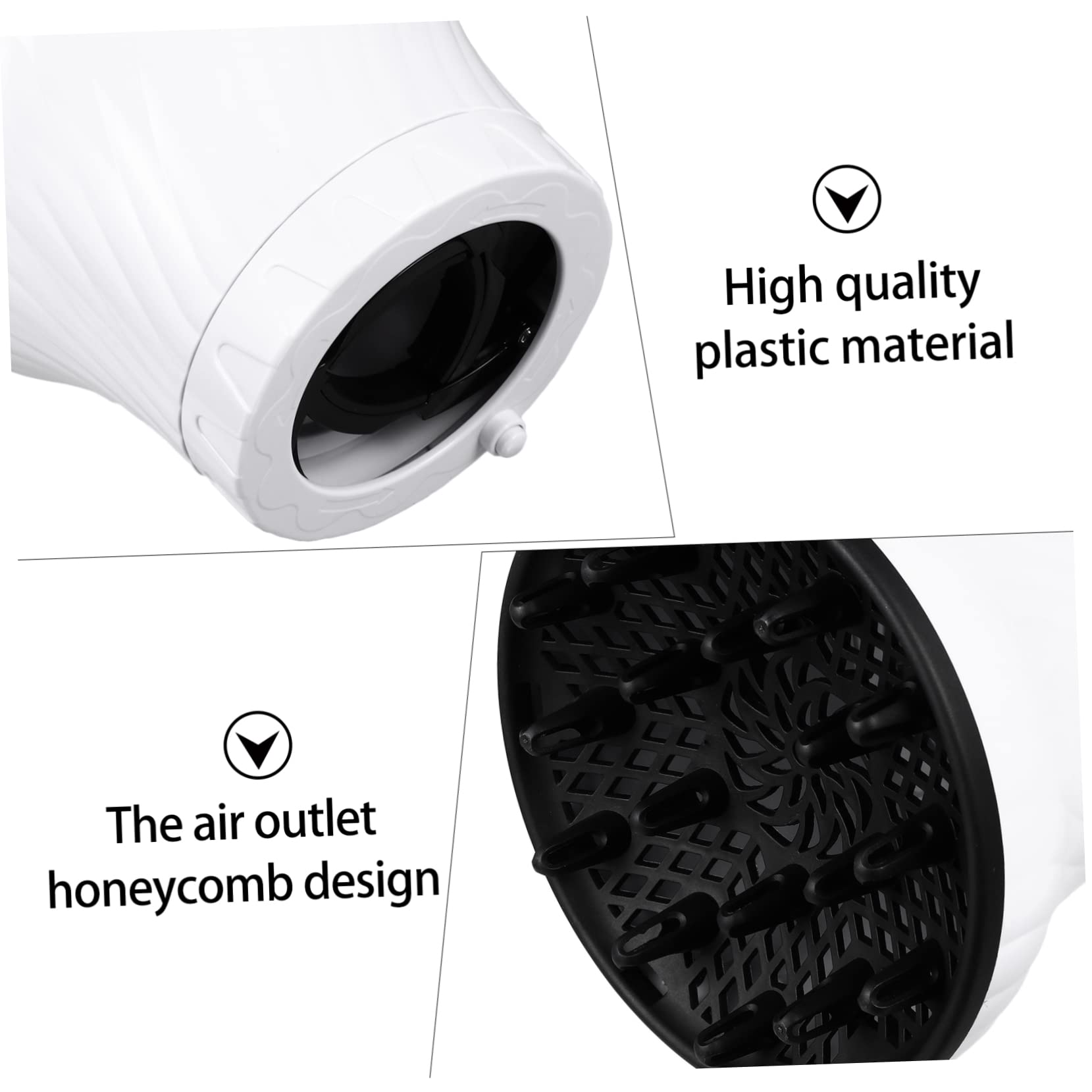 Housoutil Salon Hair Disffuser Attachment Hair Dryer Diffuser Nozzle No Damage Use