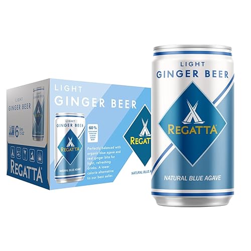 Miniatura 3 de Regatta - Cerveza ligera de jengibre, mezcladores artesanales, ingredientes totalmente naturales, baja en carbohidratos, sin gluten, 7.5 onzas, caja