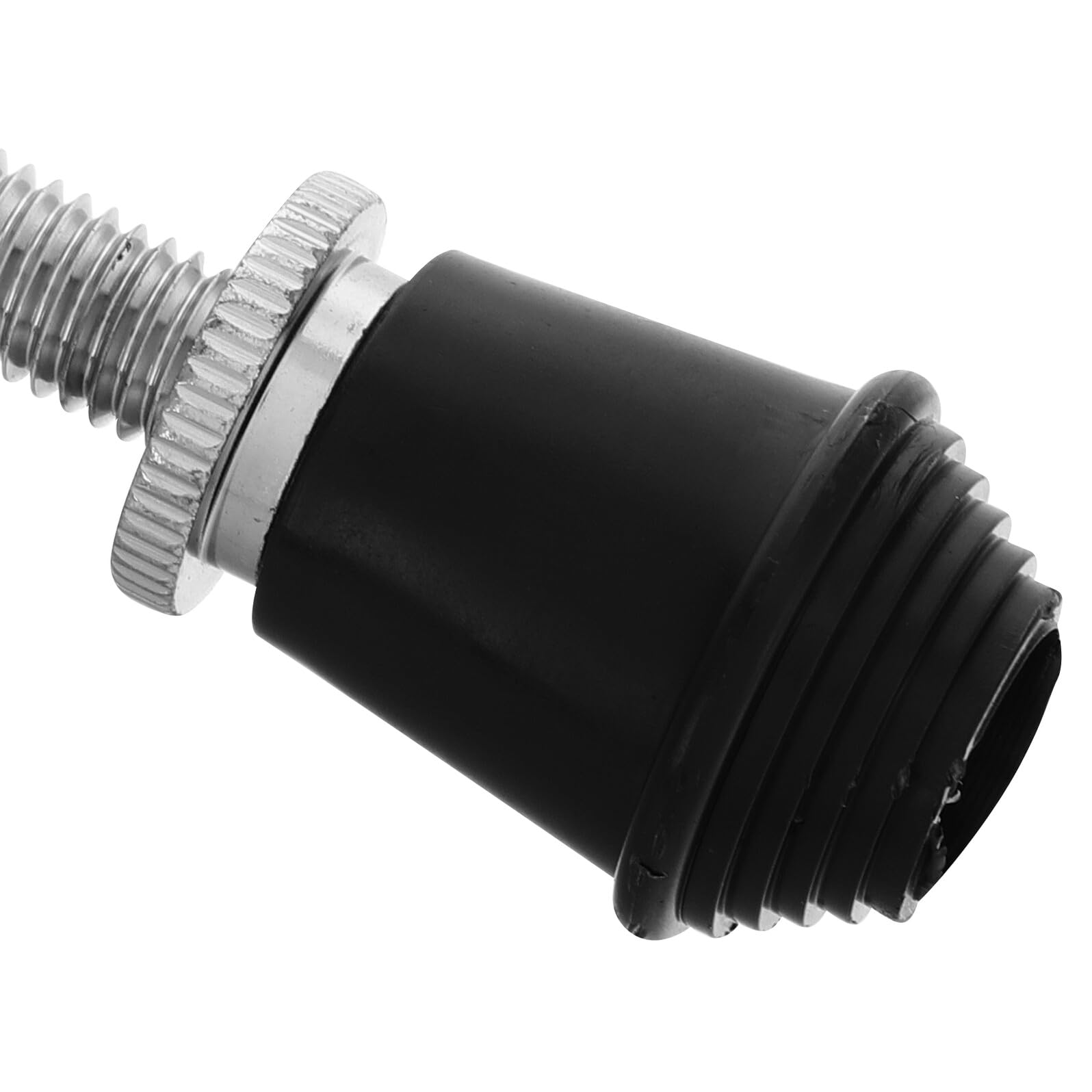 Beavorty Set 2 Pezzi Gambe per Grancassa in Metallo Base Antiscivolo, Supporto Doppio per Tom da Pavimento, Accessori di Ricambio per Batteria Professionale, Installazione Rapida