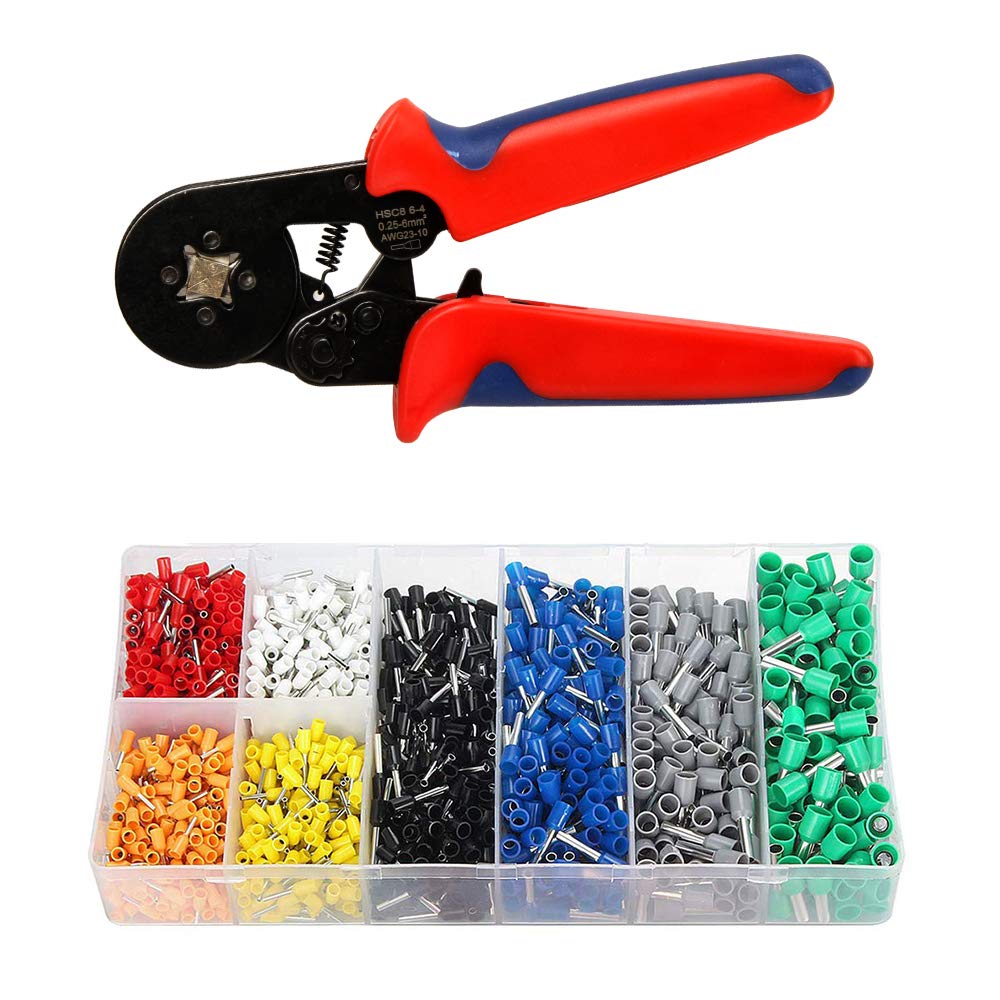Buy Ferrule Crimping Tool Kit Wire Crimper Pliers Set AWG 2210 with