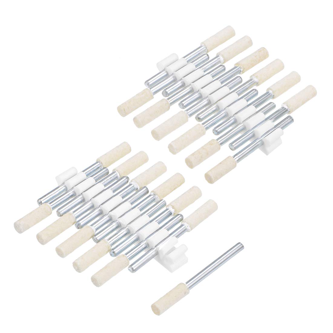Wool Felt Polishing Bits - Buffing Wheels -5 Wool Felt Polishing Bits - Buffing Wheels -5