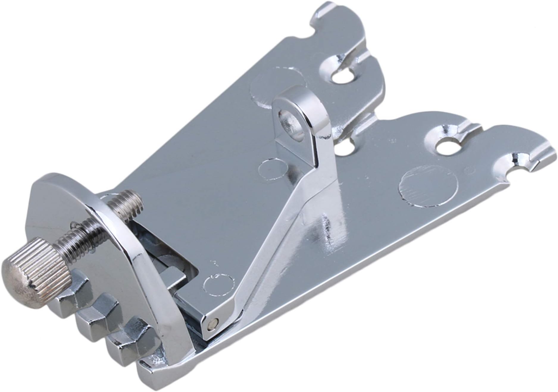 6.7 x 2.5 x 0.4cm Silver Zinc Alloy 5 String Banjo Tailpiece for Guitar Parts Replacement