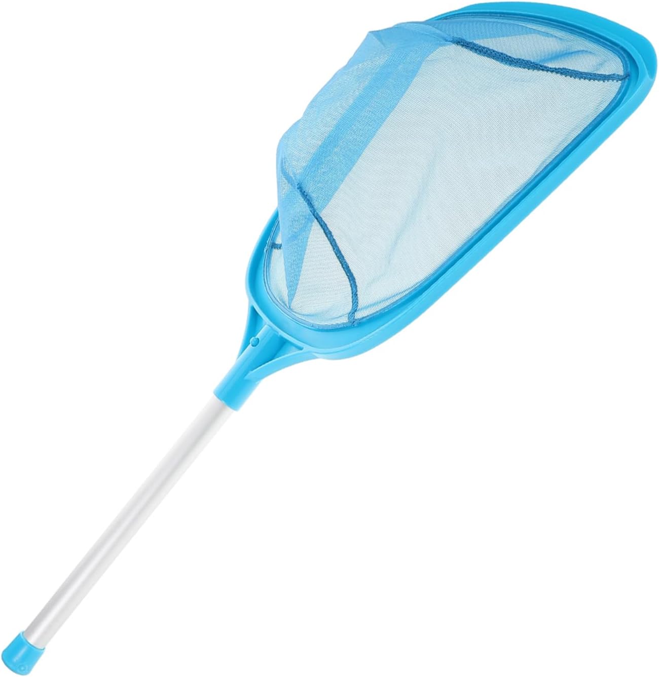 Swimming Pool Skimmer Net Pole Leaf Rake for Efficient Pool Cleaning Deep Water Debris Removal