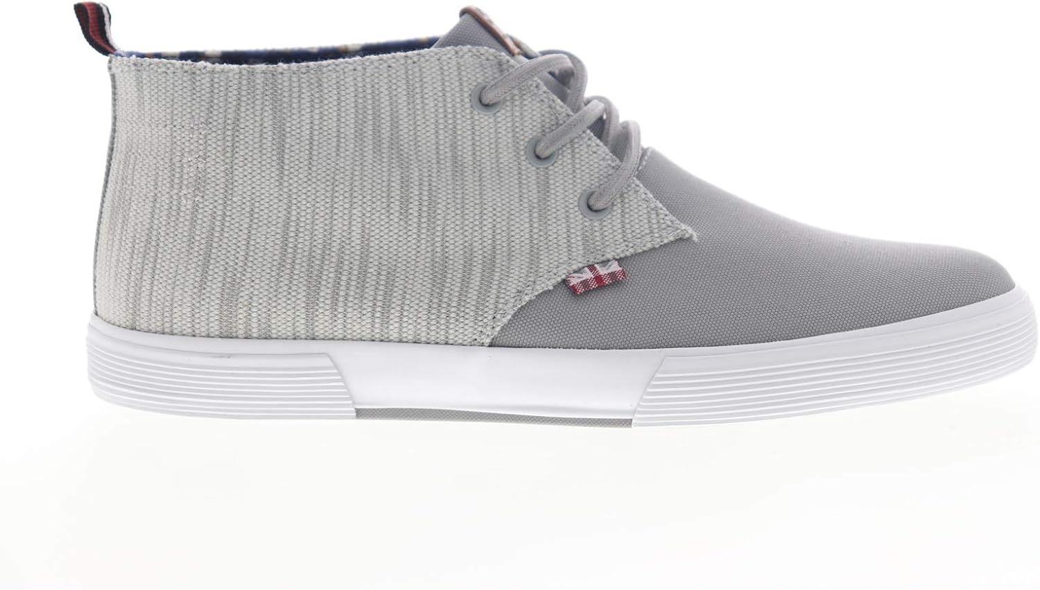 Ben Sherman Men's Bradford Chukka Sneaker 11 Grey Nylon/Cotton