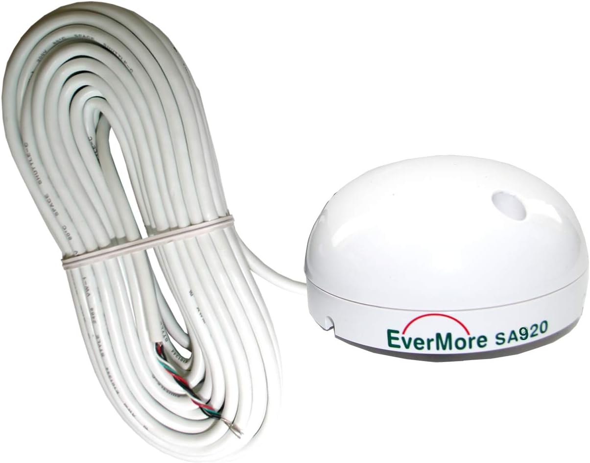 48 channel Marine GPS Receiver Evermore SA-920 with Sirf Star 4 Chip with RS-232 Interface for Standart Horizon GX 1500s GX 3000s CP-175C CP300 CP1000c CP180 CP300 GX2100 GX1600E CP1000C GX1100E CP175… for Boat Ship with Sirf IV Chip - high sensibility -163dBm