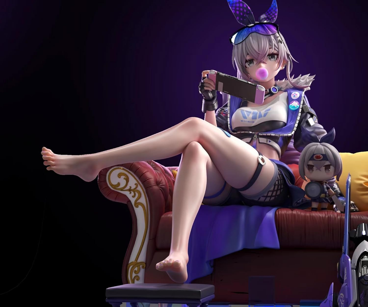 Amazon.co.jp: 銀狼 ぎんろう フィギュア 1/6スケール 塗装済み