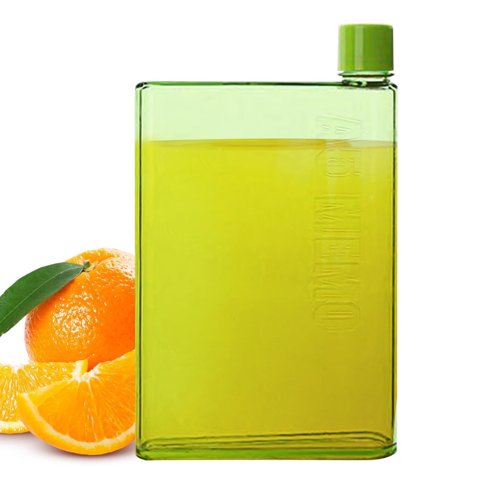 Flat Water Bottles, Notebook Bottle, Transparent Drinks Kettle