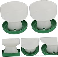 Vista 5 de Chinchilla - Plato de comida 2 piezas, bebedor de palomas, taza de alimentación de pájaros, bebederos de codorniz, comedero para pájaros pequeños