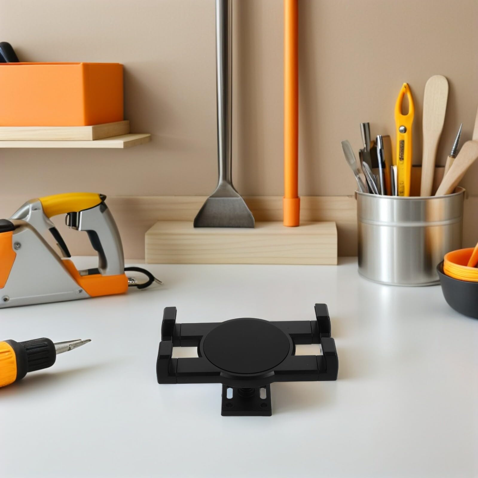 Soporte de Pared Giratorio de 360 Grados para Patineta y Longboard, Estante Ajustable de Plástico para Almacenamiento Vertical y Optimización de Espacio en Dormitorio o Sala