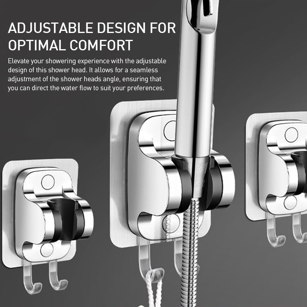 Adhesive Shower Head Holder - No Drill, Free Shipping -2