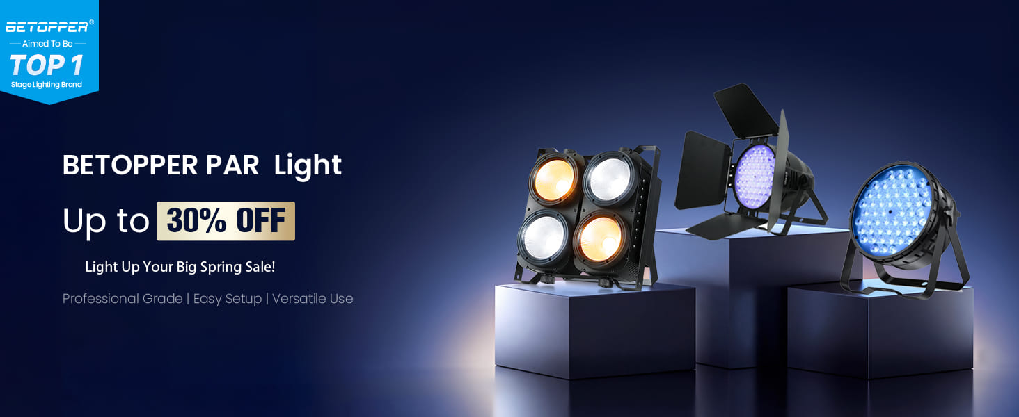 Amazon.com: BETOPPER Stage Lights for Parties, 54x3W LED Par Light