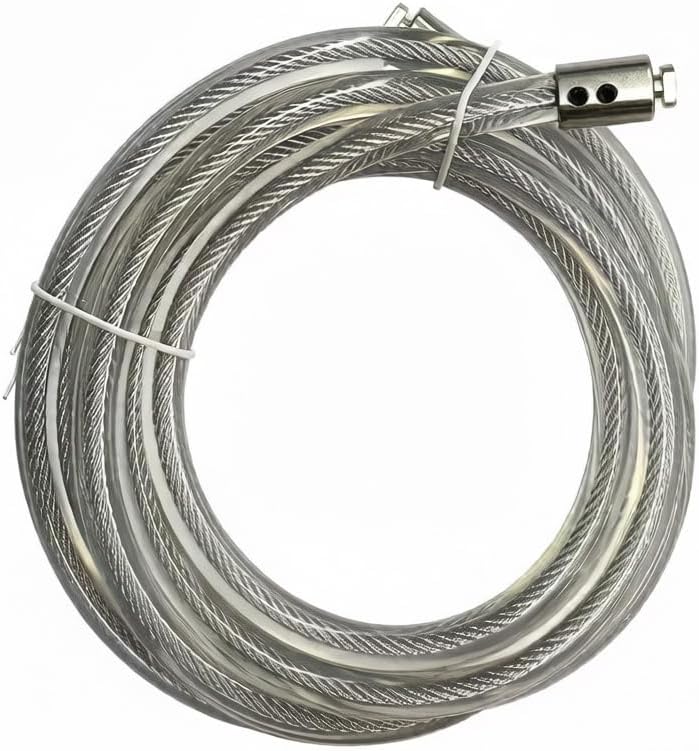 eplacement Cable for Weighted Jump Rope, 2lb Stainless Steel Wire with polyvinyl chloride Coating for Heavy Jump Ropes.14mm Thick in Different long