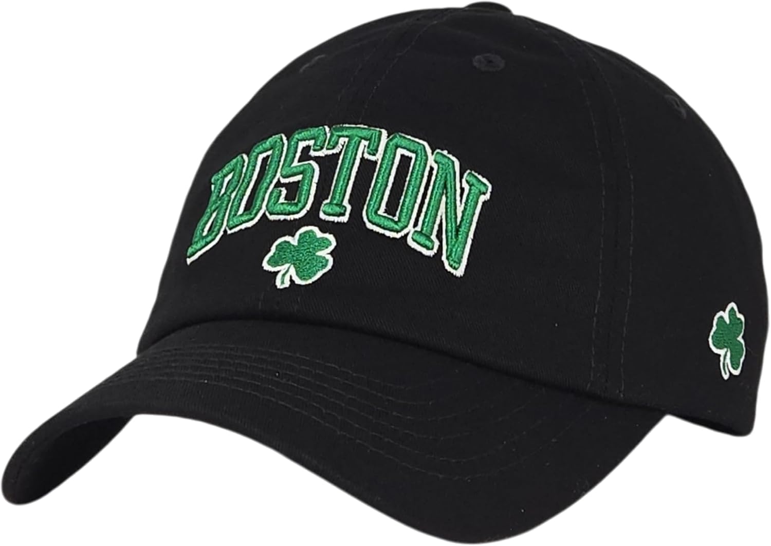 E BY ELIDAN Boston Shamrock Cotton Dad Hat - Unstructured Low Profile Irish Cap