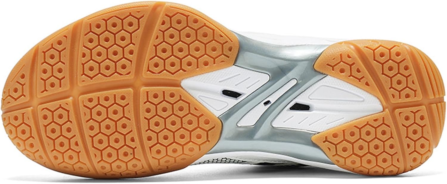 Mens Badminton Pickleball Shoes Fashion Non Slip Indoor Court Shoes for Racketball Squash Volleyball Sport