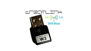 Dreamlink/Formuler USB WiFi Dongle High Gain Wi-Fi for Dreamlink Dlite+ T2 & Formuler Zx Z7+ (W3 1200MBPS)