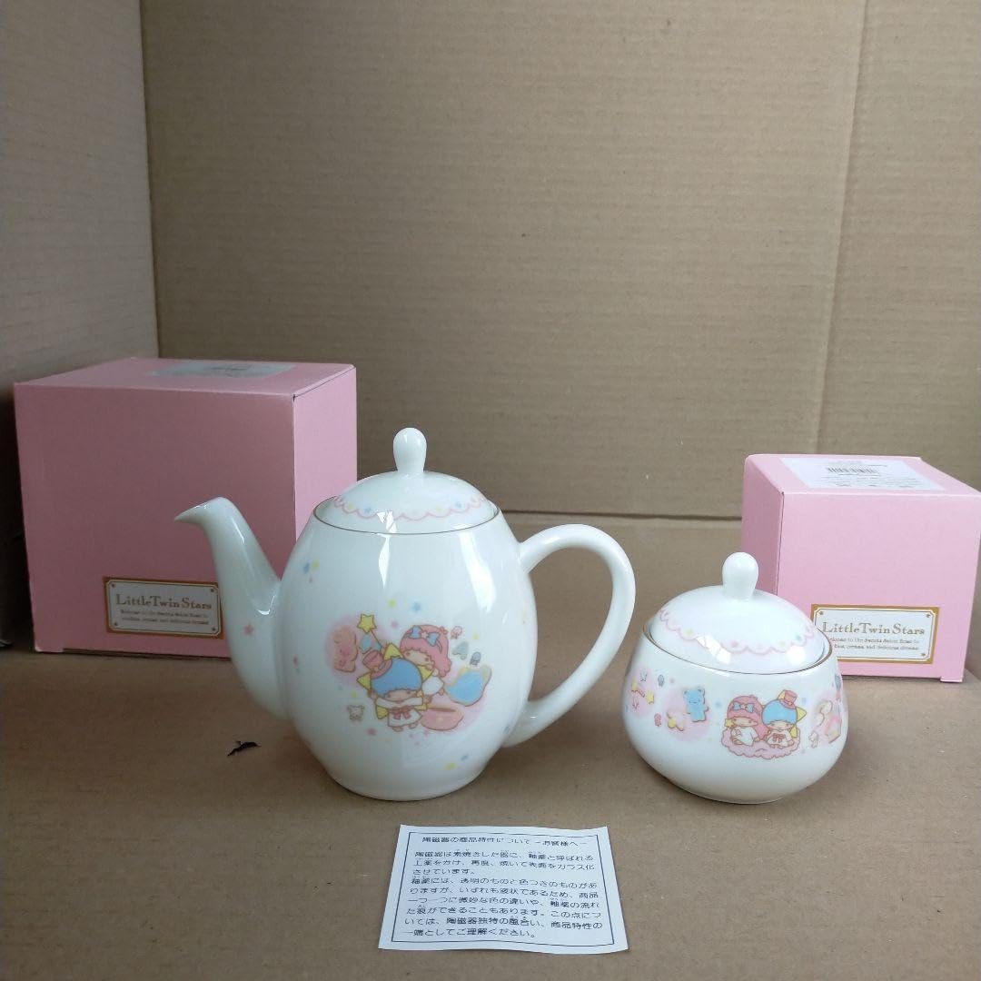 キキララ リトルツインスターズ ティーポット シュガーポット 食器 2点
