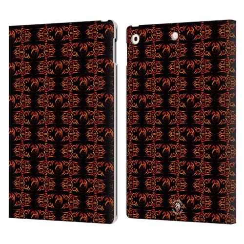 Protège écran iPad 10.2 anti rayure étui portefeuille dragon cuir