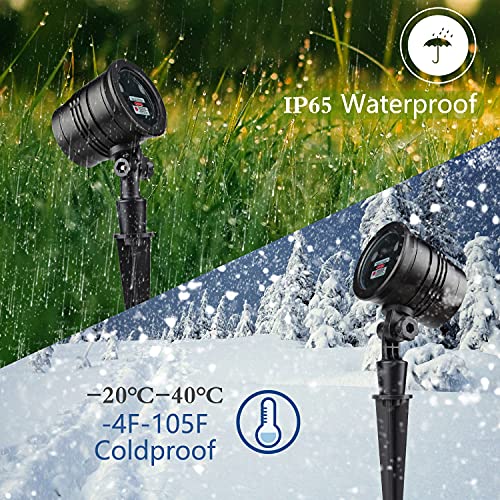 Christmas Lights Projector Outdoor, Waterproof Christmas Laser Lights With Remote Control For Outdoor Outside Christmas Decorations Farmhouse Christmas Decor #TOP4