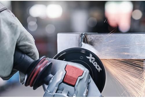 Miniatura 9 de Bosch Amoladora angular ergonómica X-LOCK de 4-1/2 pulgadas con interruptor de paleta de bloqueo GWX10-45PE