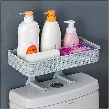 Exquisite Bathroom Shelves Bathroom Shelf Toilet Rack, Bathroom Shower Storage Rack, Large Capacity, Wall-Mounted Kitchen Spice Rack Color Style 3, Size L