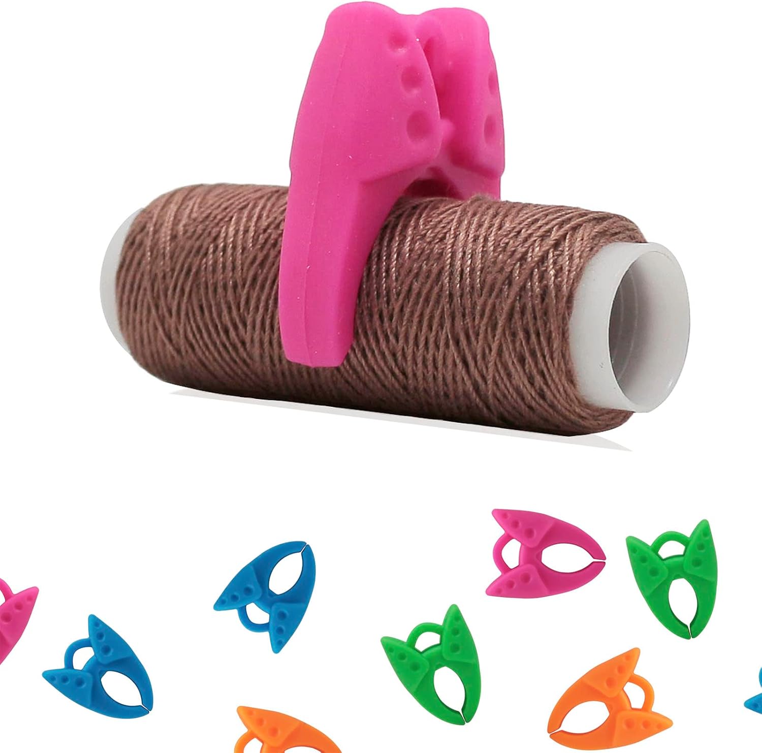 YEQIN Bobbin Holder/Clamp Thread Control Clamp Organizer Holder (48 Pieces) - Image 3