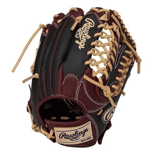 ローリングス(Rawlings) 野球用 グラブ グローブ ソフトボール用 女子専用 レディースフィット HOHR DP COLORS GS5FHDS66 オールラウンド用 シェリー/ブラック 12インチ ※左投げ用