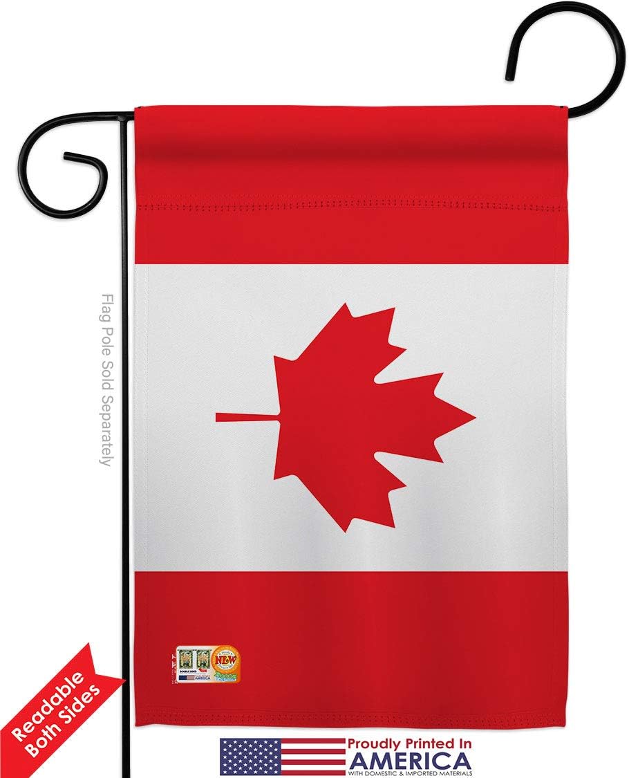 Canada Garden House Flags Set Regional Canadian Territories Region Country Particular Area Small Decorative Gift Yard Banner Double-Sided Made In USA 28 X 40