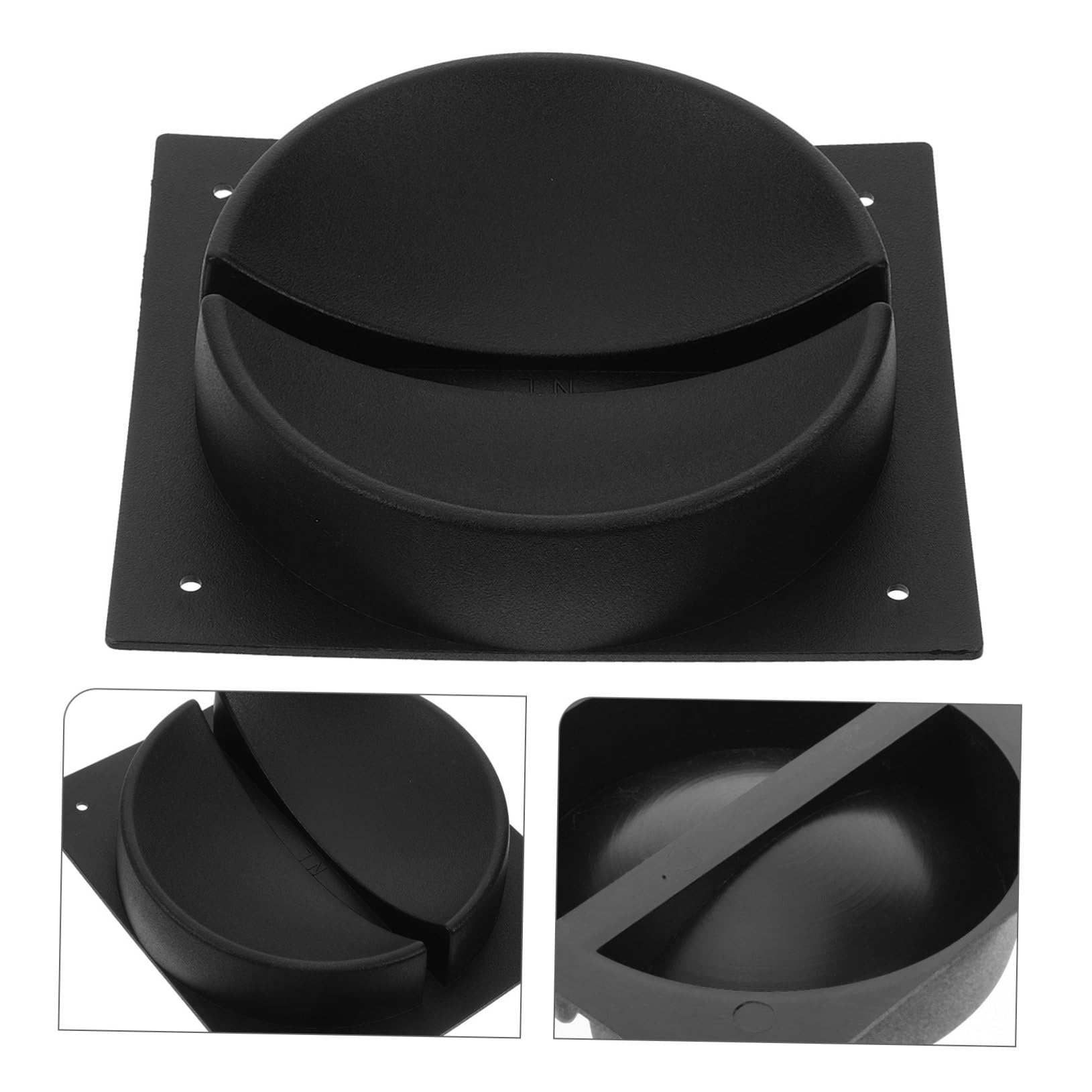 BESPORTBLE Porte-Boules de Bowling Stable en Noir, Base de Rangement | Sécurisé, Design Pratique, Usage pour Ballon Sportif, Format Simple pour Présentation
