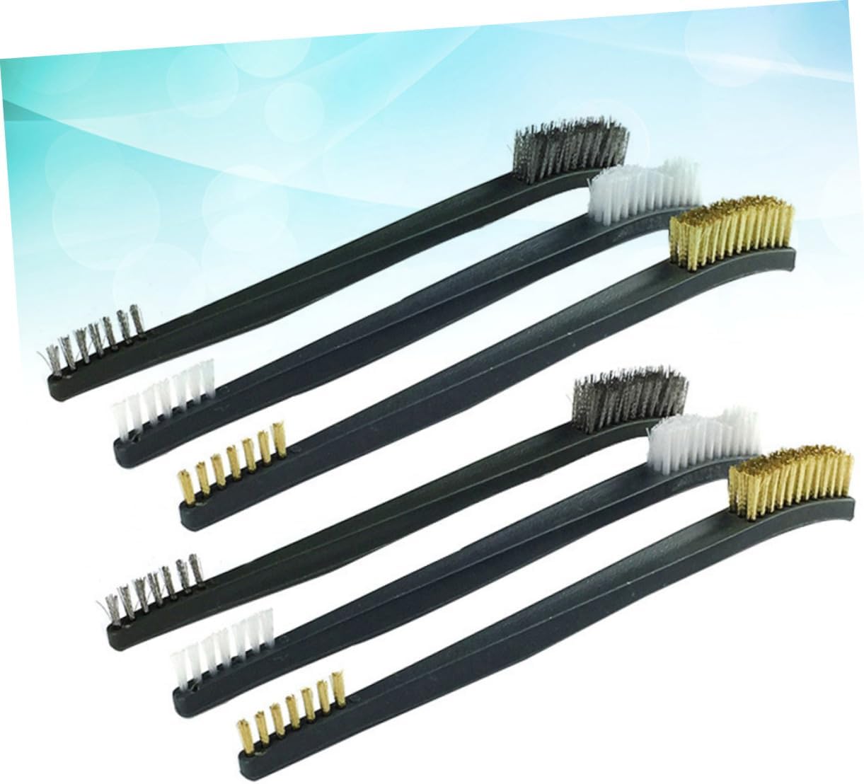 CHILDWEET 6PCS Cleaning Kit Double Ended Brushes for Polishing for Removing Dirt Carbon and Debris Durable Material for Shooters and