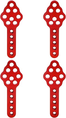 Soporte de metal CNC para amortiguador de coche, ajuste de ángulo de altura para Axial SCX10 90046 D90 D110 RC Crawler modelos de camiones de coche