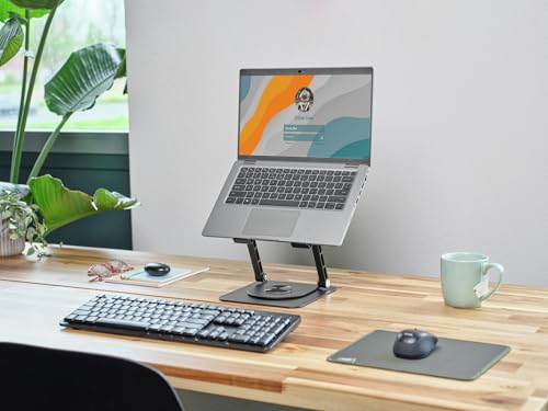 Base ergonómica Trust Zeff para laptop, plegable y ajustable miniatura 6