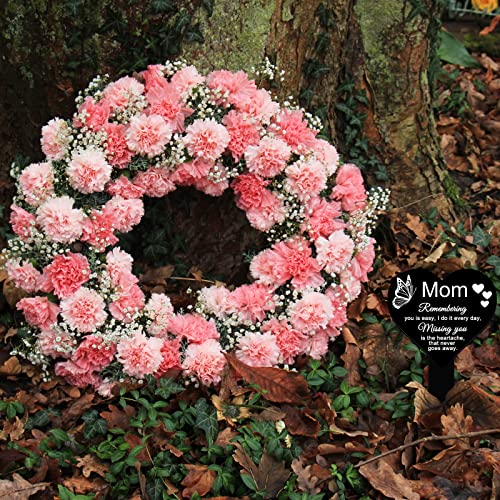 Memorial Grave Markers Heart Memorial Stake Sympathy Grave Plaque Stake Cemetery Garden Stake Memorial Acrylic Grave Stake Waterproof Memorial Plaque Garden Grave Decoration For Cemetery Outdoors Yard #TOP5