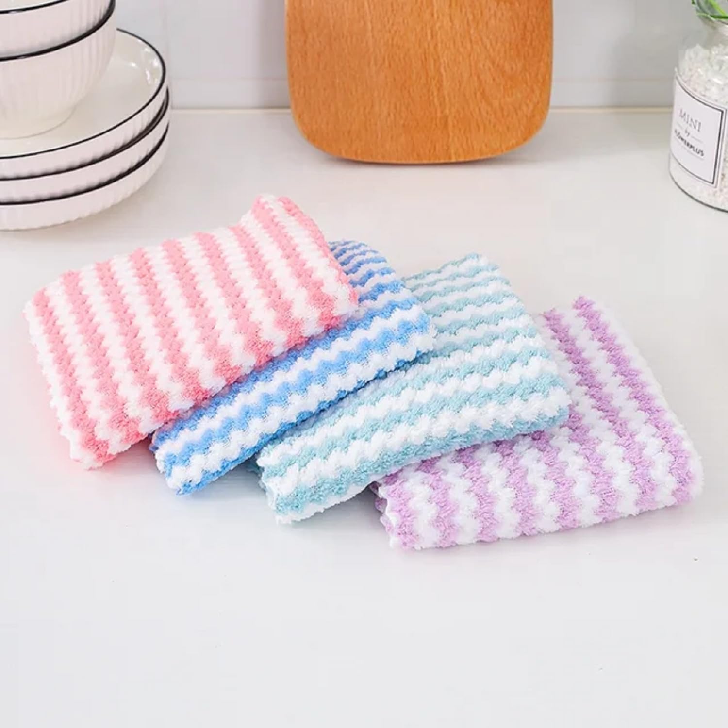 Khillayox Microfiber Cleaning Cloths, 400 GSM Reusable & Washable Cleaning Cloth | Highly Absorbent Lint & Streak-Free Multi-Purpose Wash Cloth for Kitchen Home Floor Car Window, Set of 24-25x25 CM (B0CCMR7MCD) Amazon Price History, Amazon Price Tracker