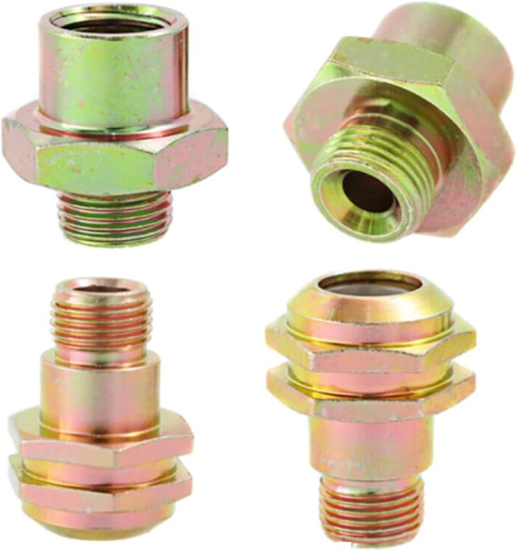 Conjunto de 4 conectores da linha do radiador de óleo da transmissão HKAUTOPART 5/8-18UNF para radiador de alumínio