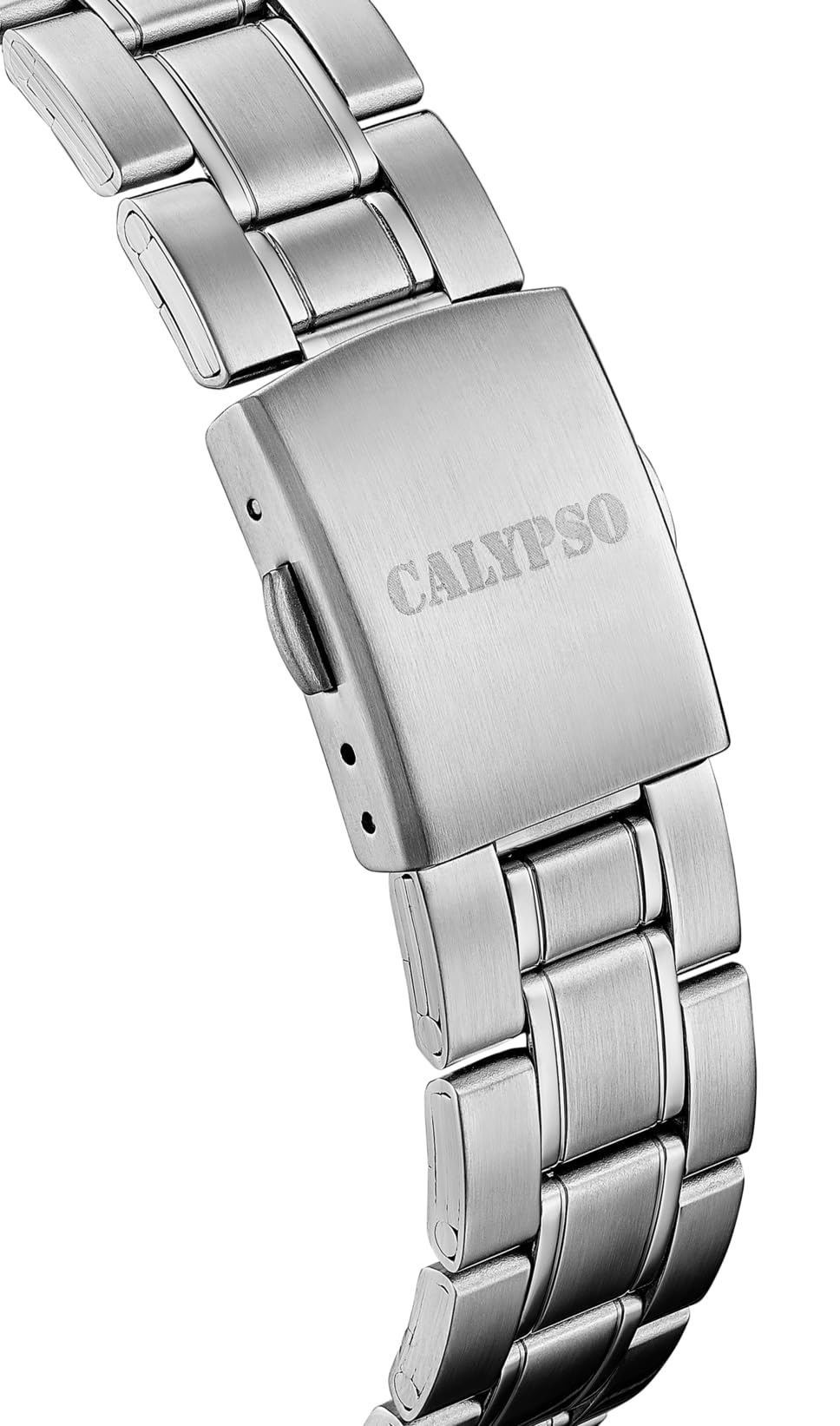 Calypso Montre Homme Analogique en Acier Inoxydable 316l Argenté