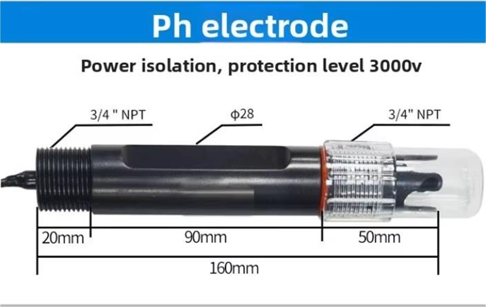 Transmisor de temperatura de salinidad 5 en 1 Sensor