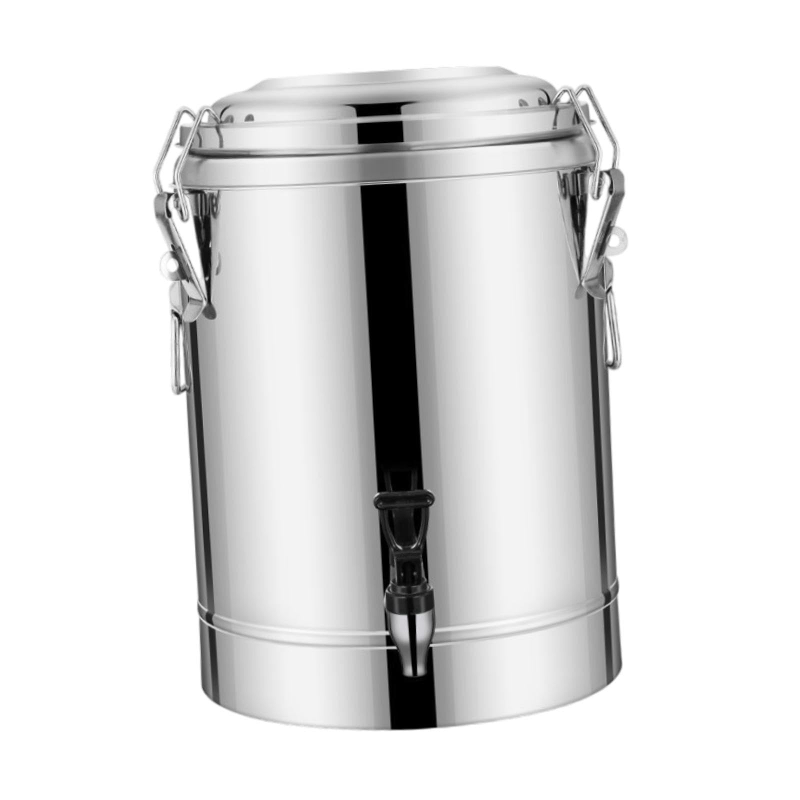 Dispensador de Bebidas Frías Y Calientes, Agua Caliente, Acero Inoxidable, Leche, tal como se describe, 10l
