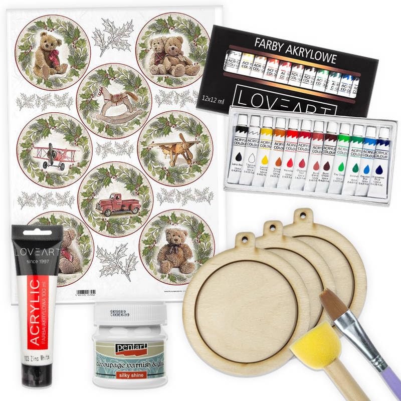 Kit de inicio de decoupage navideño R764L