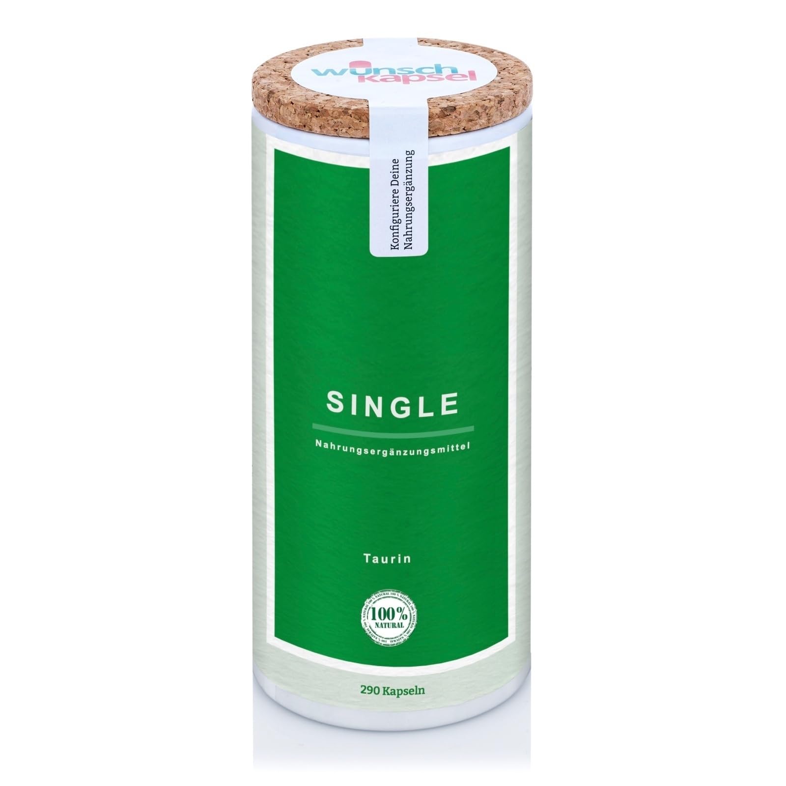 Single Taurin 290 Kapseln – Ohne Füllstoffe, rein & natürlich