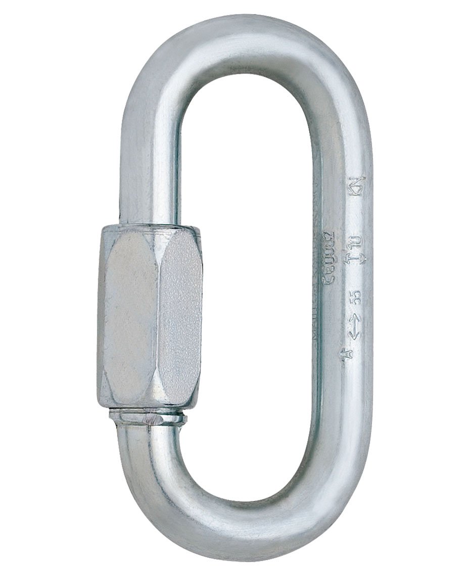 Edelrid Oval Steel Screw Link 10MM - Certified, Heavy-Duty Climbing Carabiner (137g) - CE 0082 Marked (B07L6G97L8) Amazon Price History, Amazon Price Tracker