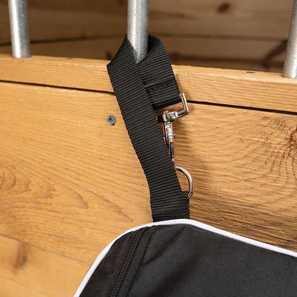 Dura-Tech EZ Store Bag | Horse Gear Essential | Ample Storage for Equestrian Supplies | Easy-Clean Material | Color Black