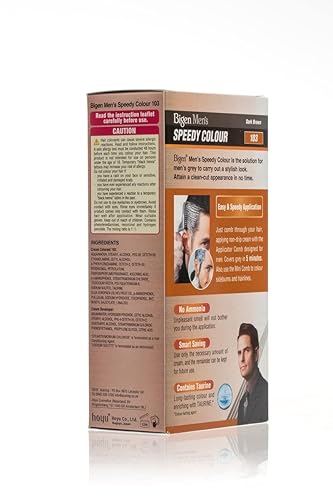 Miniatura 5 de Bigen Color de cabello permanente Speedy para hombre castaño oscuro