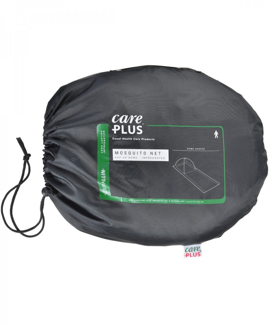Care Plus Moustiquaire Imprégnée, 1 Personne, Voyage et Camping, Imprégnation Longue Durée, Pop-Up Dome, Verte