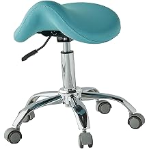 Saddle Rolling Stool with Wheels Design for HIPS, for Salon, Spa
